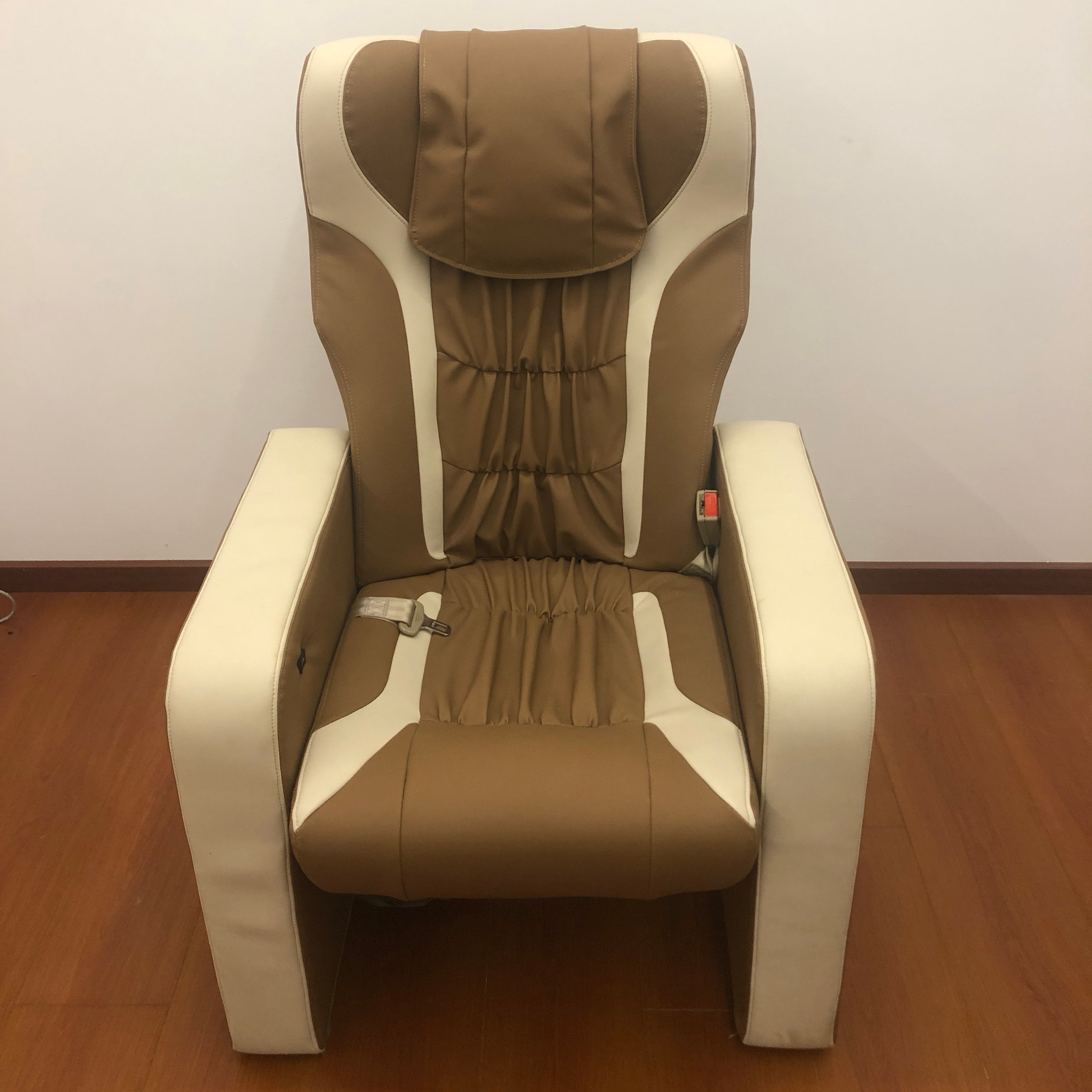 YLC First-Class Aero Leather Bus Seat Reclining and Folding Design Compatible with Toyota Vito Alphard Sprinter Van