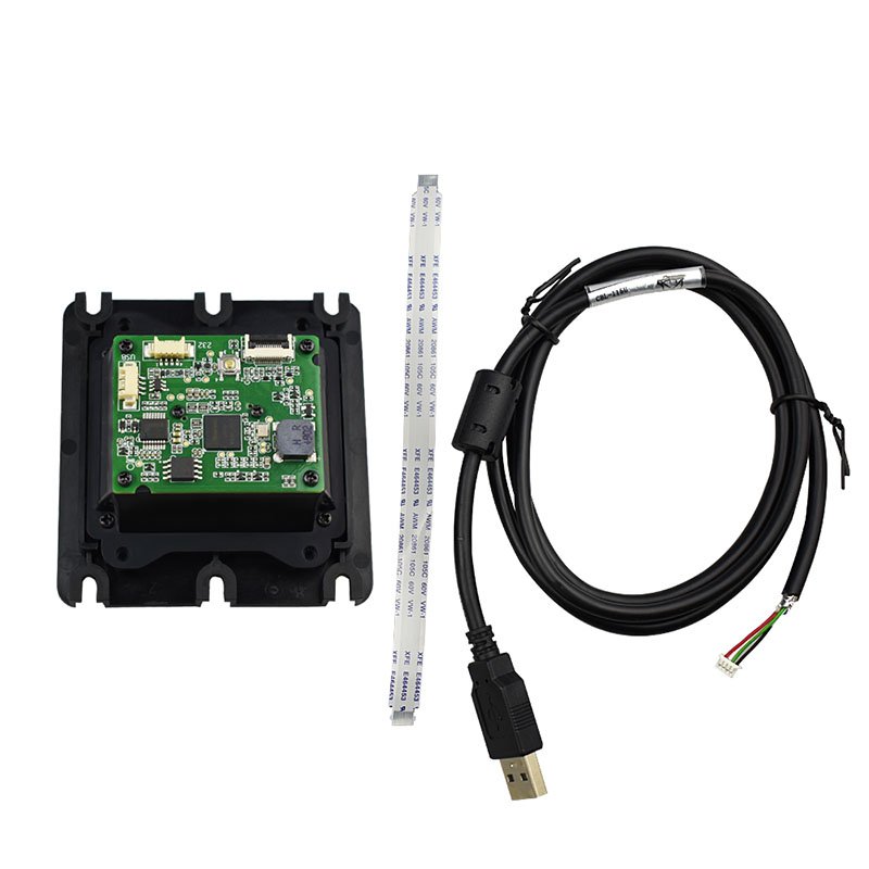 Rakinda-LV4300pro Fixed Mount Barcode Scanner 1D 2D QR Payment for Bus Validator Kiosk QR Reader USB Port or TTL232
