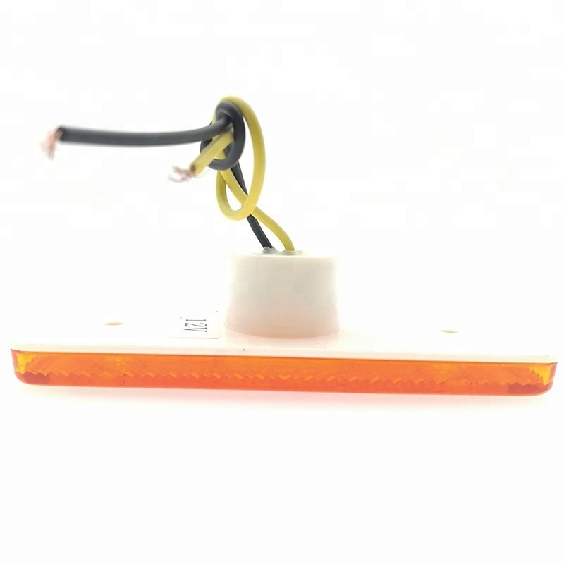 4 Piranha LED Truck Trailer Side Marker Lights Amber Lens Led Reflectors UV PC Warning Reflex Side Marker Lamp
