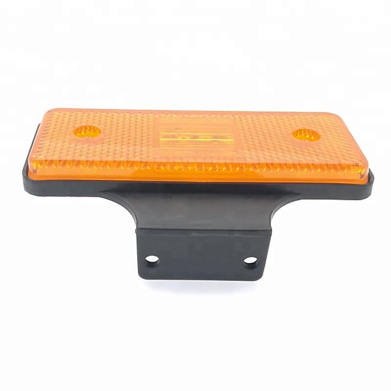 4 Piranha LED Truck Trailer Side Marker Lights Amber Lens Led Reflectors UV PC Warning Reflex Side Marker Lamp