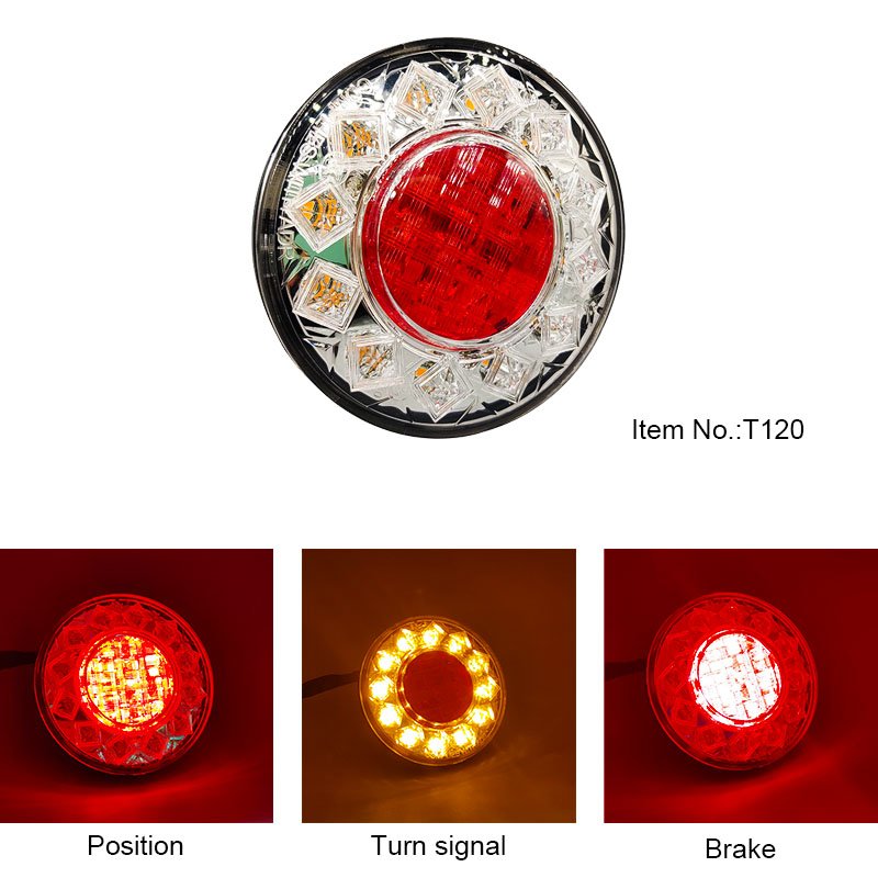 E-MARK Certified Circle Tail Light Ece