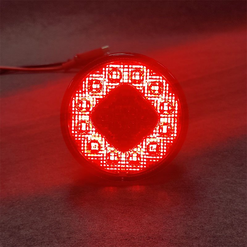 E-MARK Certified Circle Tail Light Ece