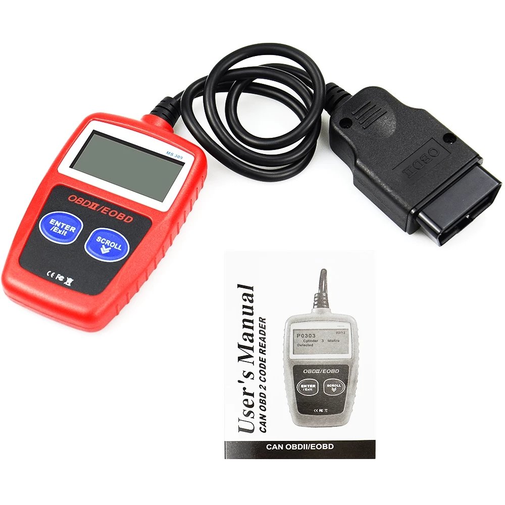 MS309 OBD2 Scanner Multi-languages Automotive Scanner Engine Diagnostic Tool ODB 2 EOBD MS309 Auto Diagnostic Scan Tool MS309