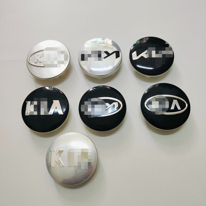 59mm Kia Wheel Hubcaps Cerato Lion Running Foridi Zhirun K2k5 Modified Tire Toyota Customized Car Logo Vehicle Wheel Cover ABS
