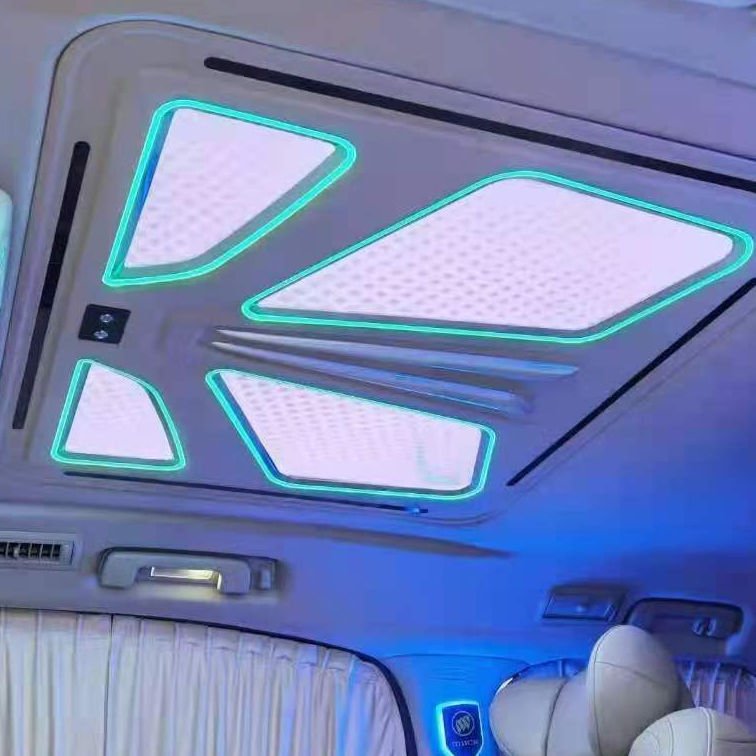 Fashion Luxury Aluminum A12v Led Van Bus Interior Ceiling Dome Ceiling Car Roof Light Ceiling Lamp for Vclass Vito Sprinter