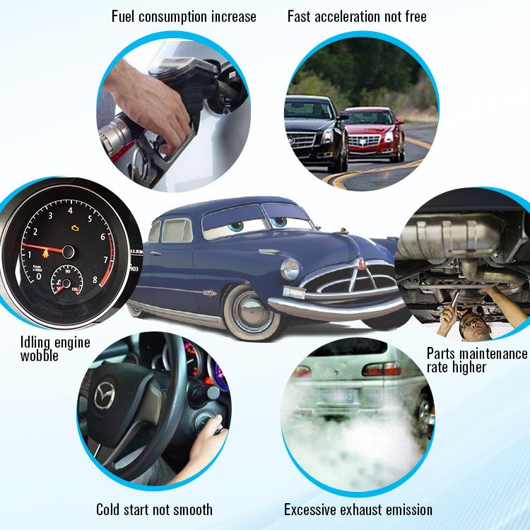 Car Care Service Engine Oil Flushing Machine Car Exhaust Cleaning Device Engine Fuel System Cleaning Machine
