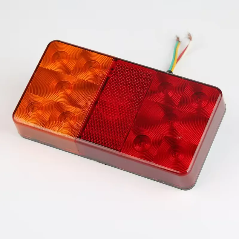 Emark 12V 10Led Multifunction Tail Lights Rear Stop Turn Signal Indicator Lamp With Reflector for Car Truck Trailer Caravan
