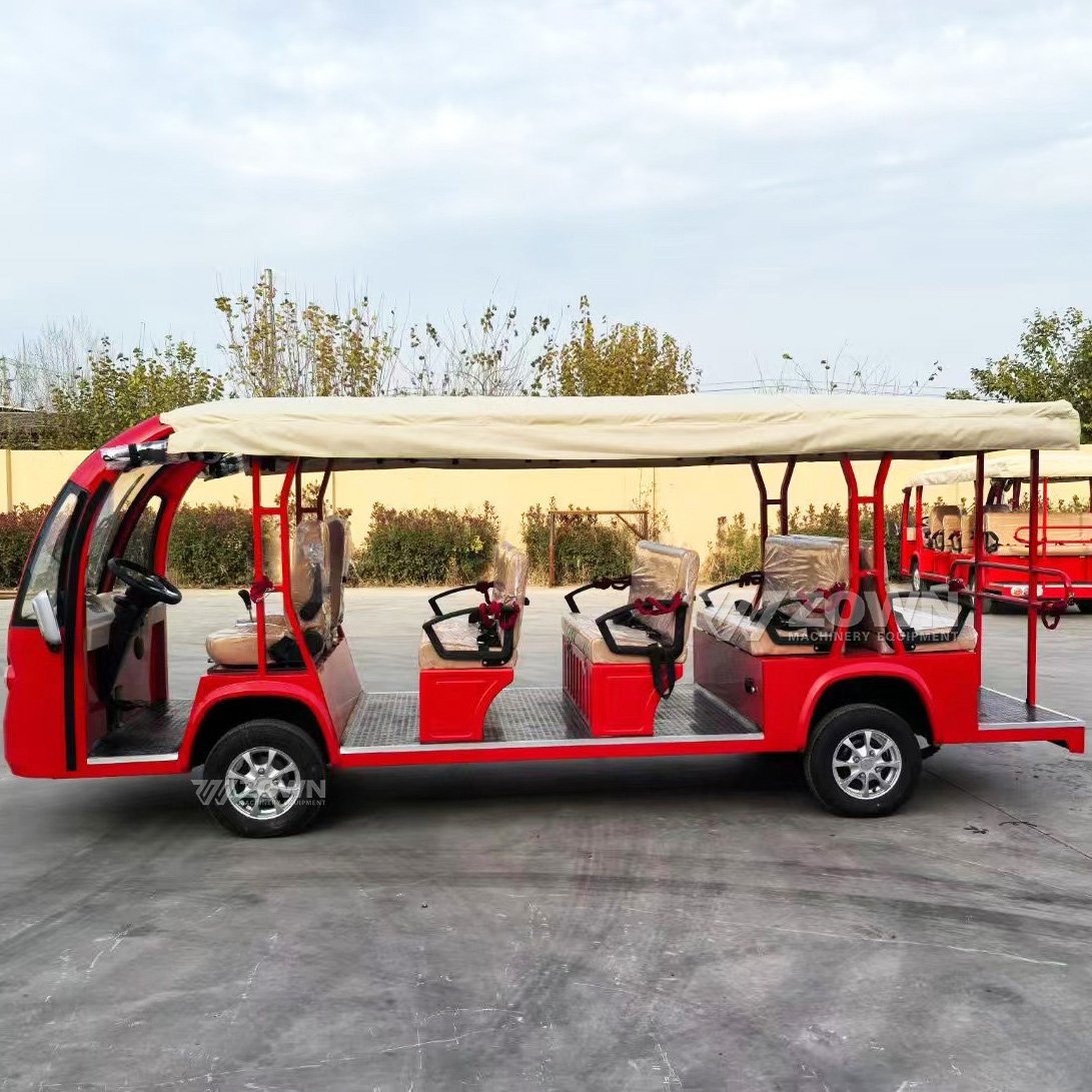Factory Customized Various Styles Sightseeing Car City Center Playground Tourist Sightseeing Bus for Adult and Kids