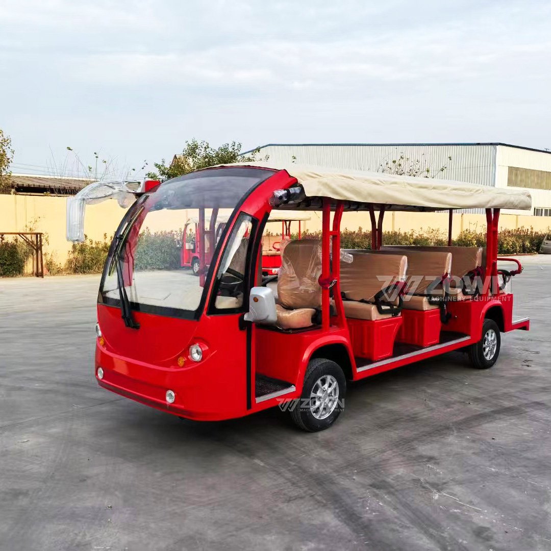 Factory Customized Various Styles Sightseeing Car City Center Playground Tourist Sightseeing Bus for Adult and Kids