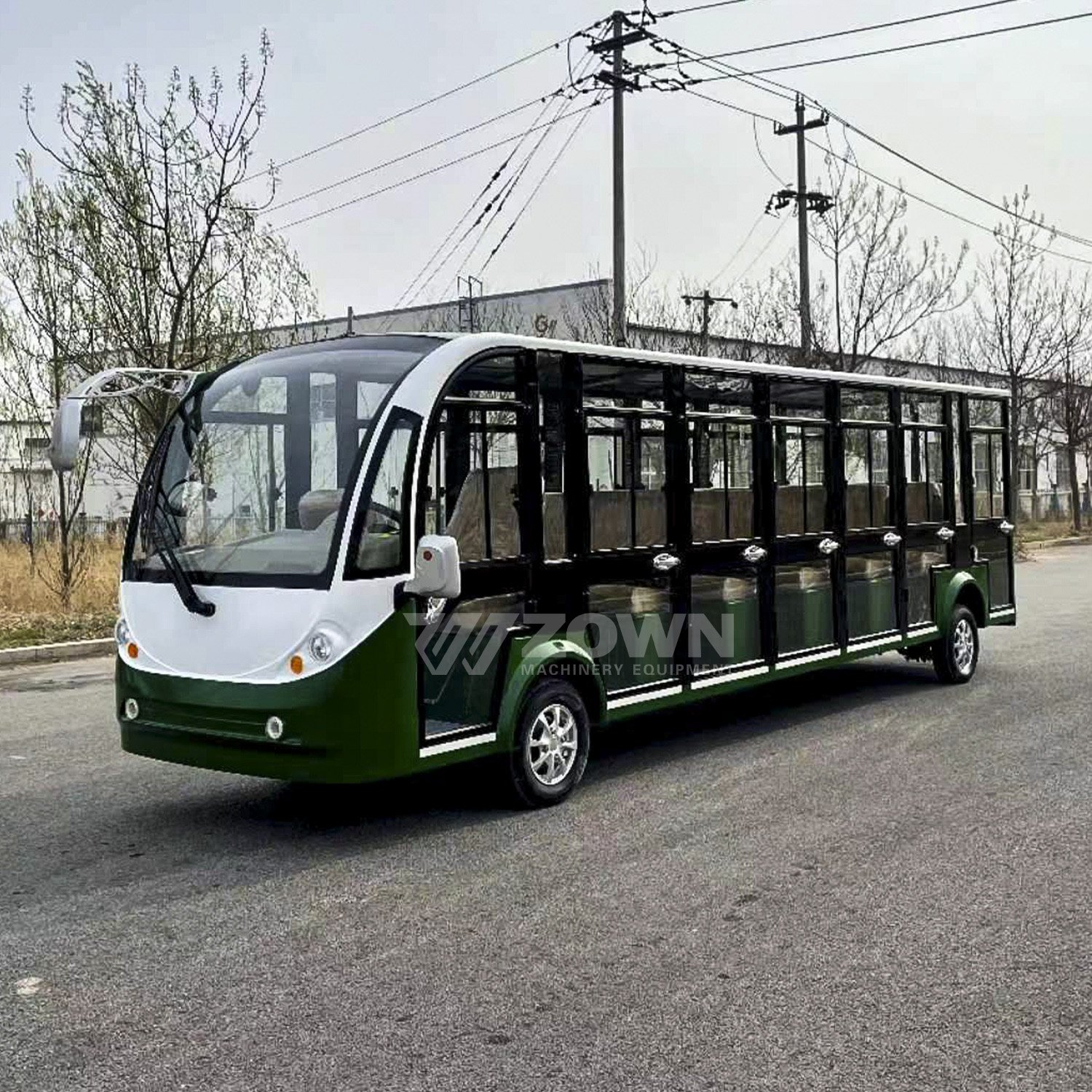 Factory Customized Various Styles Sightseeing Car City Center Playground Tourist Sightseeing Bus for Adult and Kids