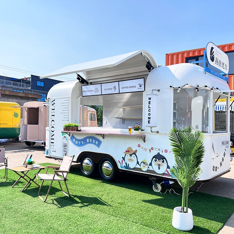 Camping Dining Truck Mobile Coffee Milk Tea Cold Drink Truck Double-decker Bus Scenic Spot Multi-functional Sales Vehicle