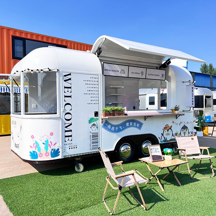 Camping Dining Truck Mobile Coffee Milk Tea Cold Drink Truck Double-decker Bus Scenic Spot Multi-functional Sales Vehicle