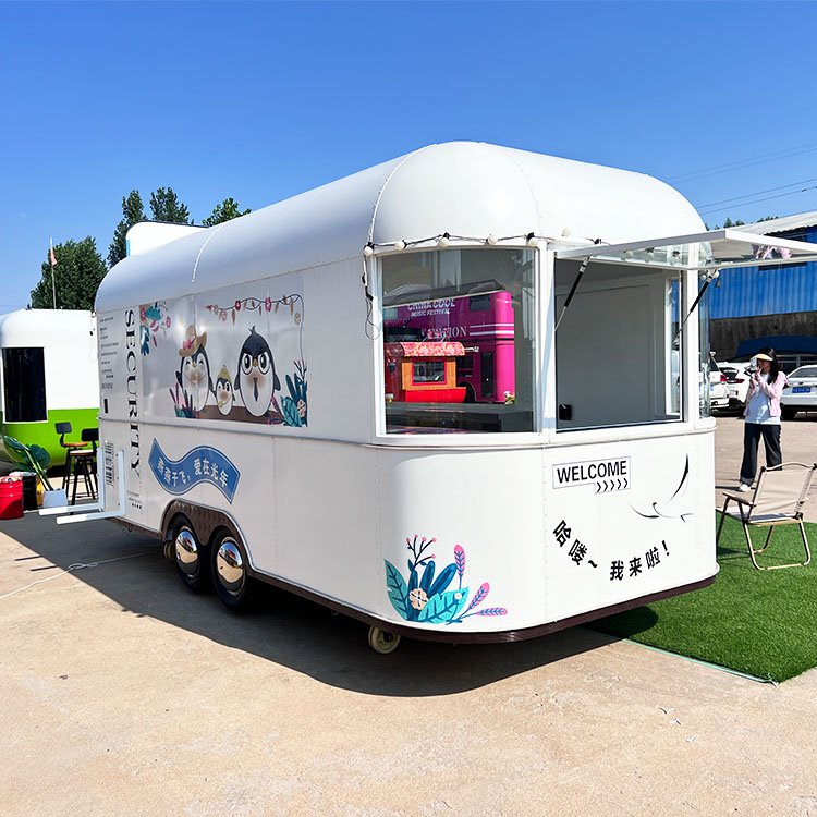 Camping Dining Truck Mobile Coffee Milk Tea Cold Drink Truck Double-decker Bus Scenic Spot Multi-functional Sales Vehicle