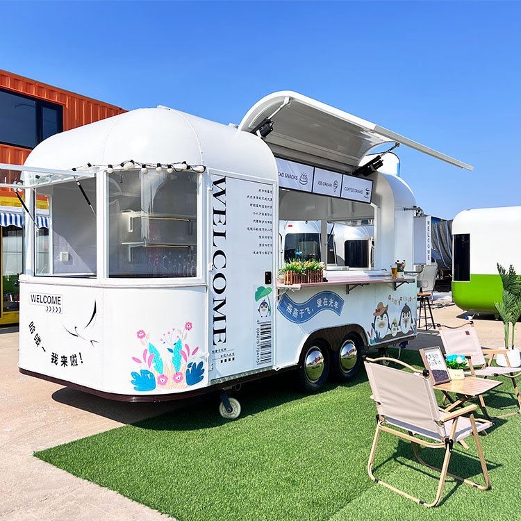 Camping Dining Truck Mobile Coffee Milk Tea Cold Drink Truck Double-decker Bus Scenic Spot Multi-functional Sales Vehicle