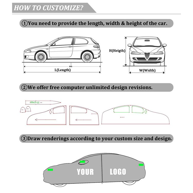 Xiangta Hot Selling Automatic Hail Car Fabric Car Cover for Outdoor Peva Double-Layer Cotton Car Covers