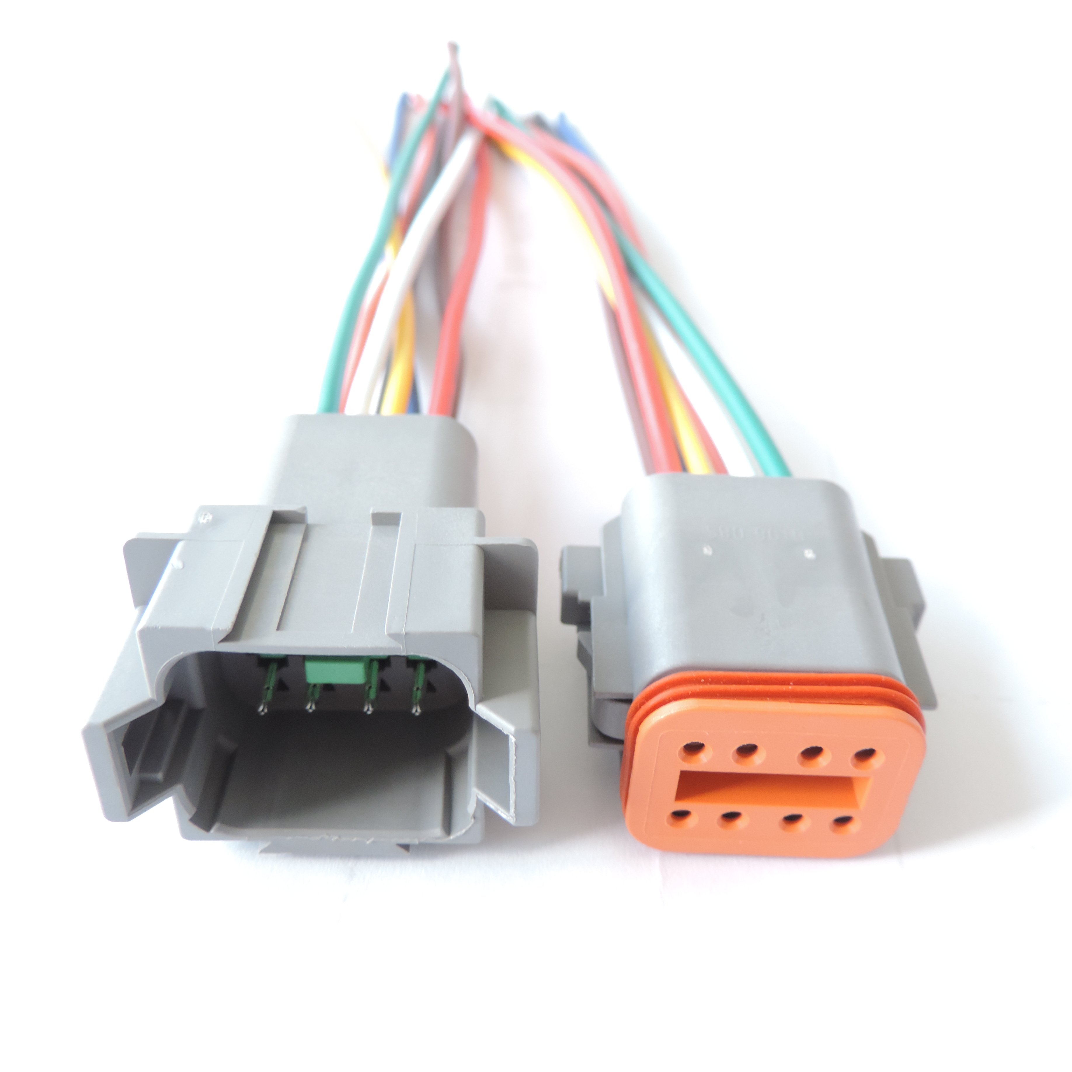 Deutsch DT06-8S and DT04-8P 8 Pin Engine/Gearbox Electrical Wire Harness with Connector for Car,bus,motor,truck,boat