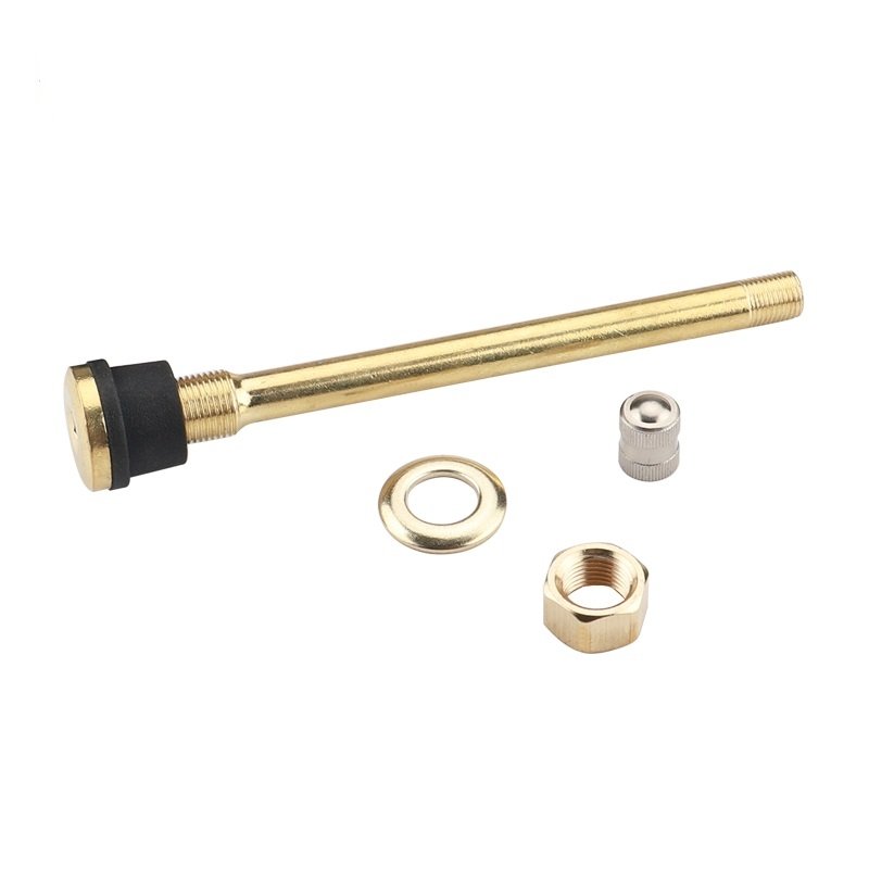 Car Accessory Repair Parts Tyre Valve Tubeless Metal Clamp-in Valves TR-573 Brass Material Tire Valve for Universal Cars