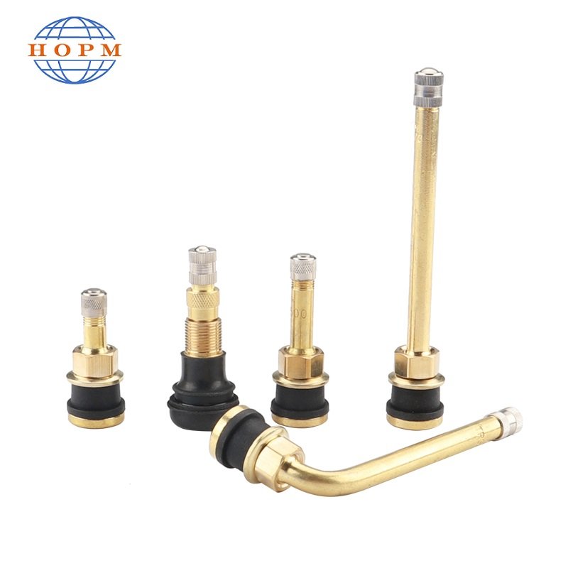 Car Accessory Repair Parts Tyre Valve Tubeless Metal Clamp-in Valves TR-573 Brass Material Tire Valve for Universal Cars