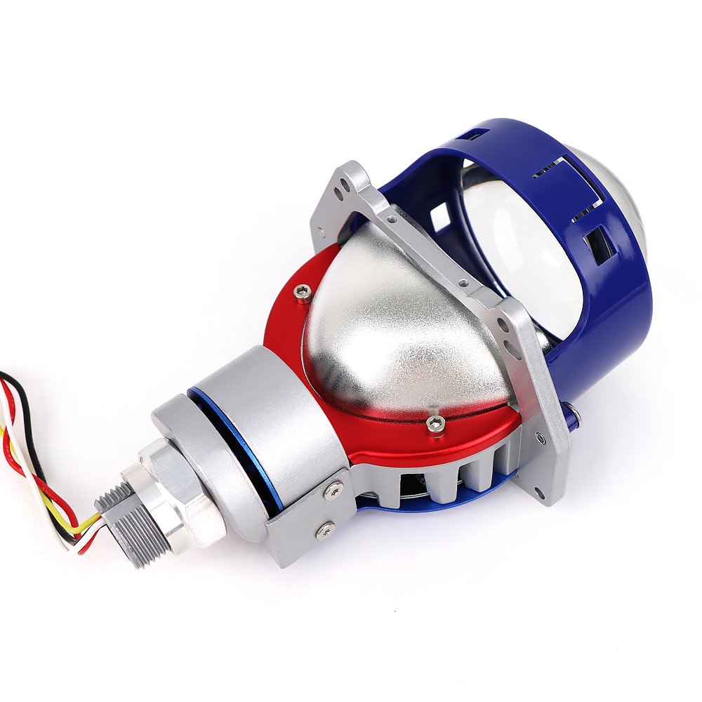 3.0 Inch Bi LED Projector Lens 130W Biled Projector Lens for Car Retrofit Focus Beam with Sharp Cut Off Line Hi/Lo Beam