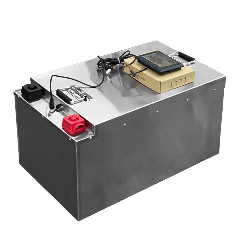 Lithium Ion Battery Pack 72 V 200 Ah 202 Ah Tricycle TUK TUK Battery with Smart BMS and BMS Display for Golf Cart RV