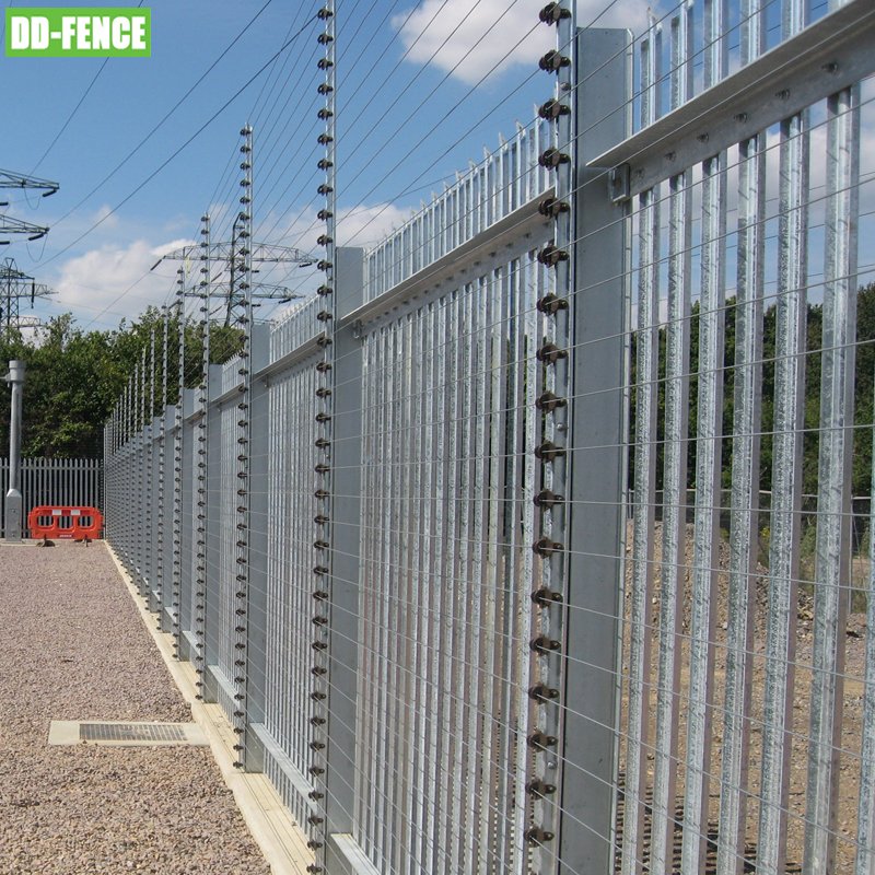 Deterrent Effect Pulsed Alarm System Electric Fence for Villa Residential Farm Prison Airport Railway Station Industrial