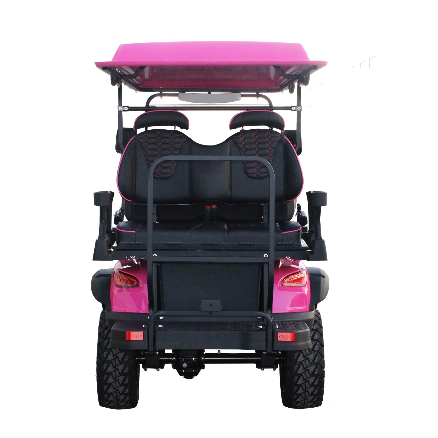 Large Screen Control Panel Electric Golf Cart Sightseeing Bus Electric Off Road 2+2 Seater Vehicle Golf Car