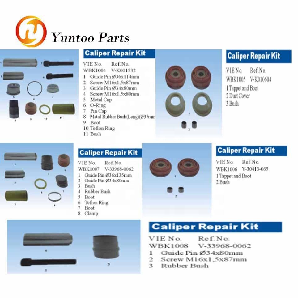 Bus and Truck Accessories Spare Part Brake Caliper and Brake Pads