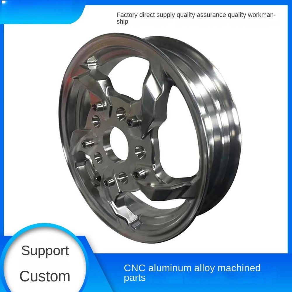 Custom CNC Auto Parts Aluminum 5 Axis CNC Machining Manufacturer Auto Spare Part Car Wheel Machining Services