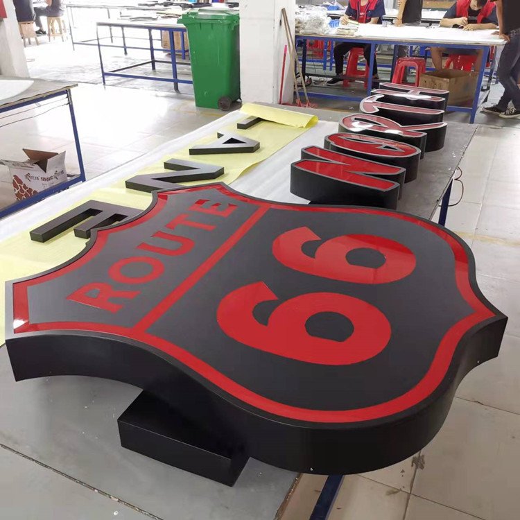 Custom Outdoor Store logo Sign Business Retail Shop Signboard 3d Led Signage Name Light for Led Acrylic Company logo