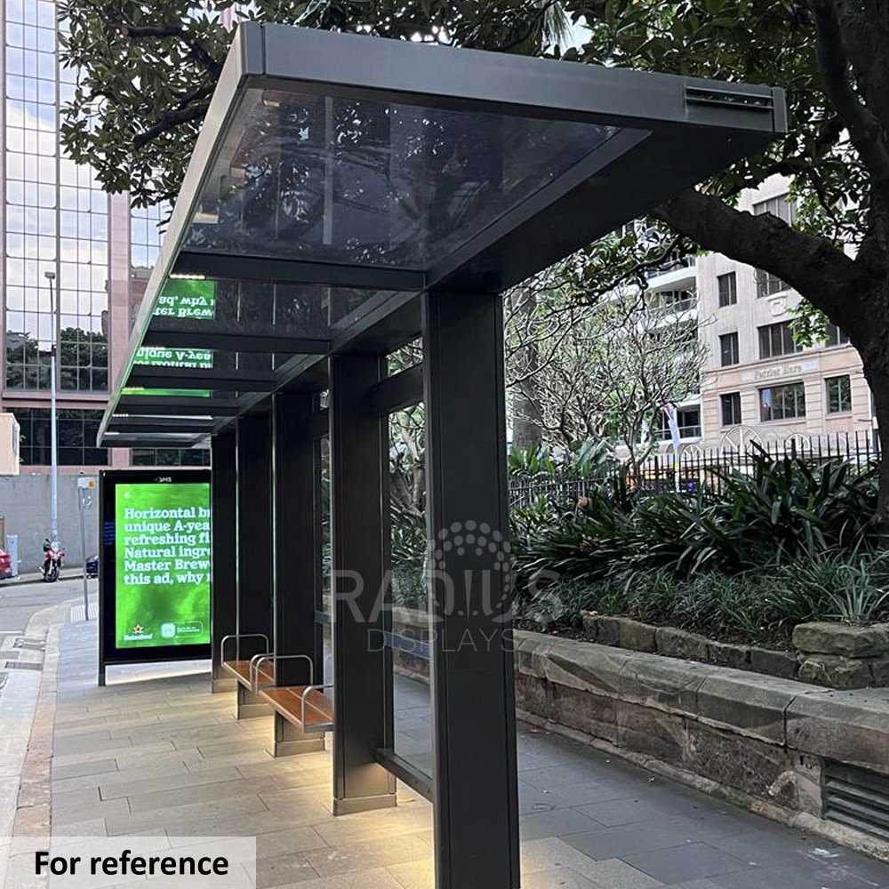 Metal Outdoor Furniture for Bus Shelters Parks Schools