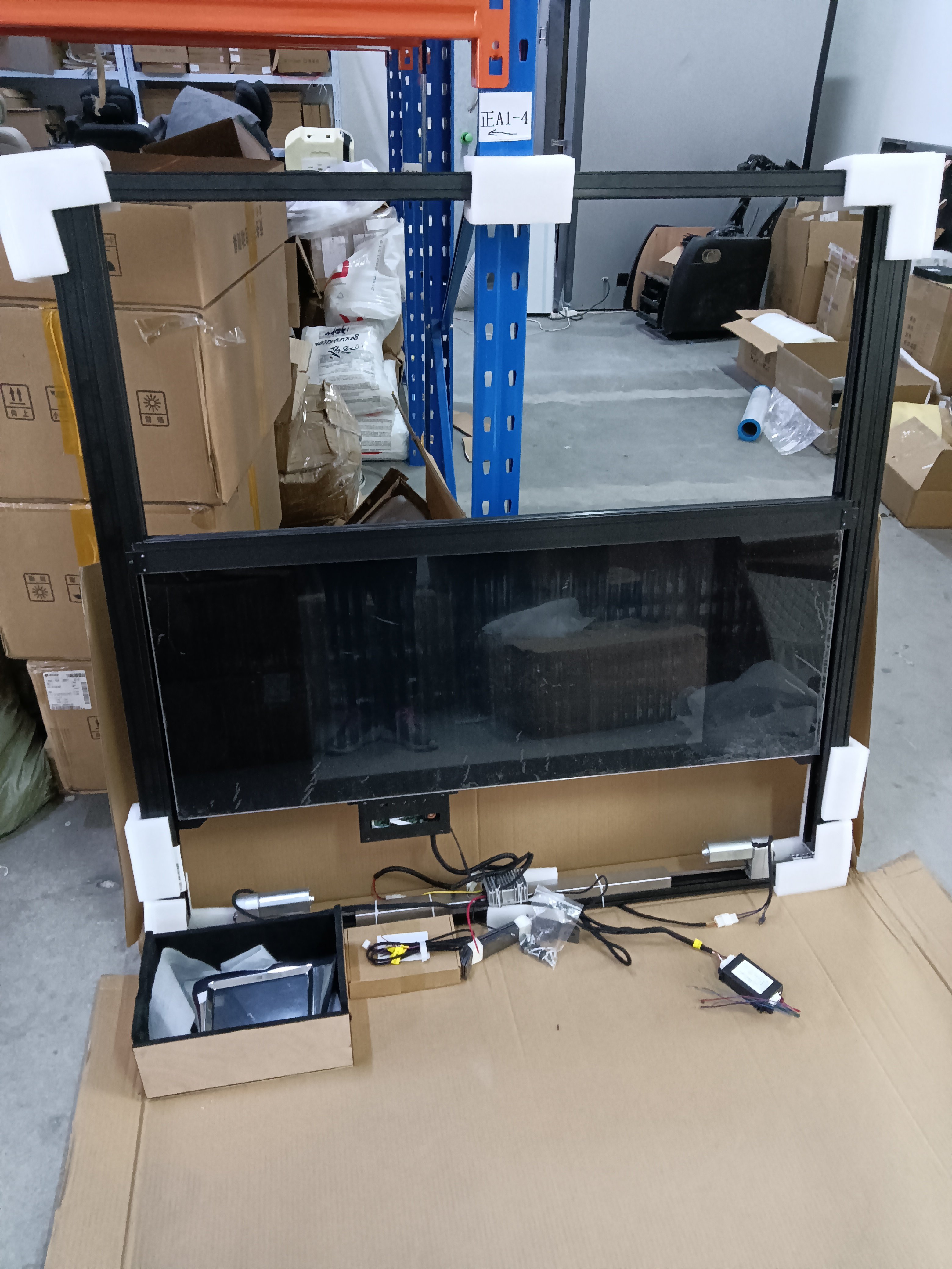 Newest Limousine Modification Auto Design Van Interiors Partition With Tv For Mercedes V Class Metris Vito Car Partition
