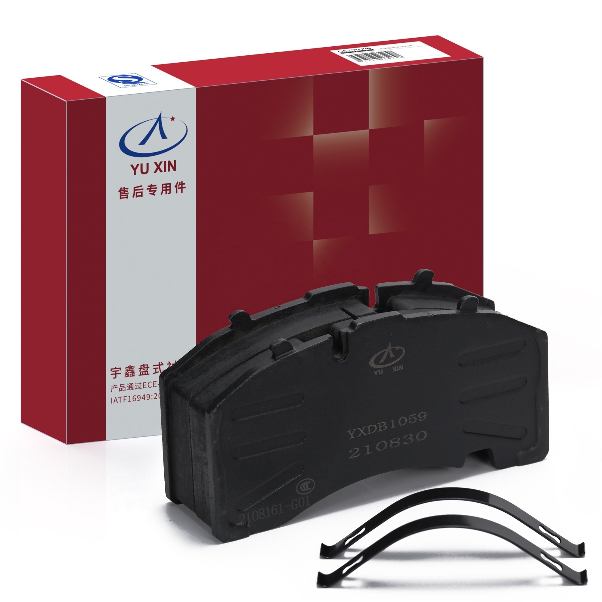 YU XIN Brake Pads YXBD1059/210830 / Size 210.3*108*92 / Used for BPW Brake Pad
