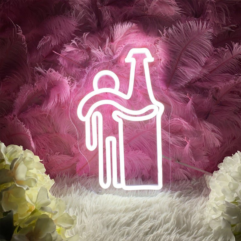 China Sign up High Quality Bar Open Signage Butterfly Luminous Beer Neon Sign Light for Sale