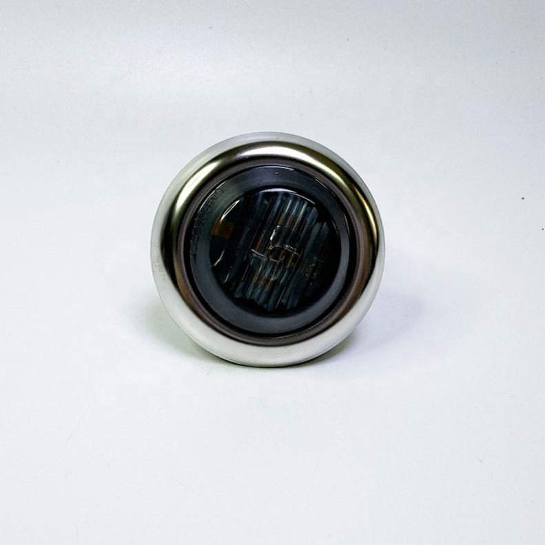 Led Warning Light, 1.25 Inch Round LED Marker & Clearance Light, Marker Lights 12v 6 Leds