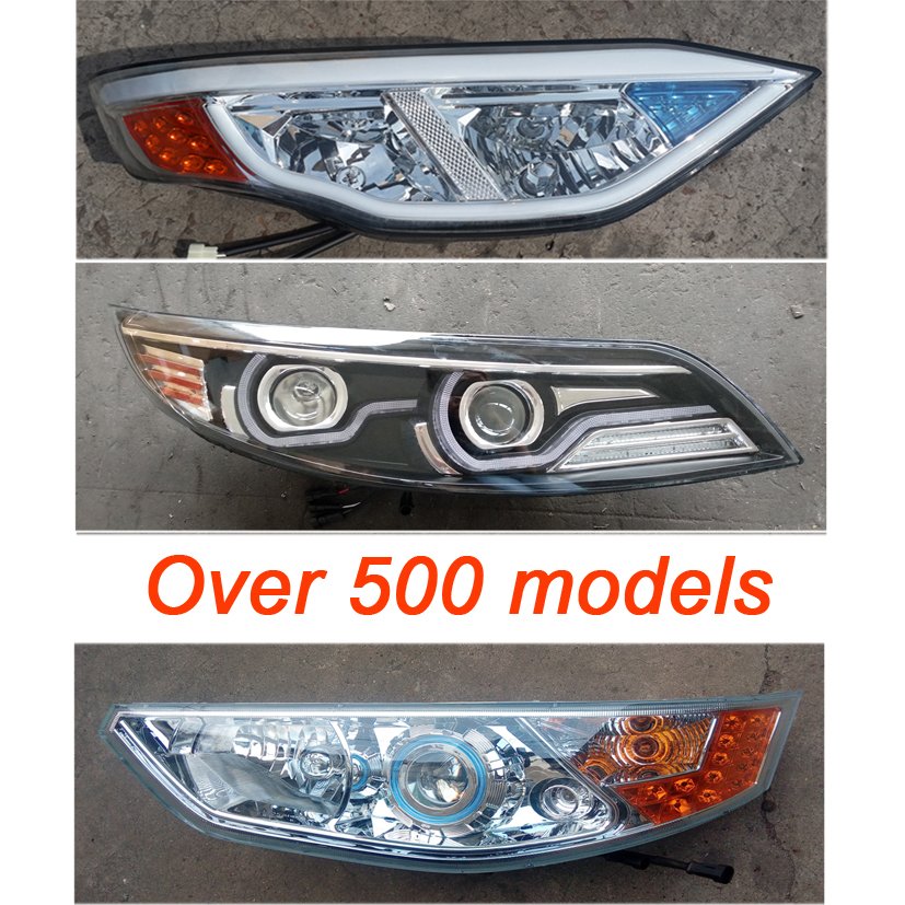 LED Bus Spare Parts Front Bus Head Lamp Head Light for Golden Dragon Zhongtong Scania