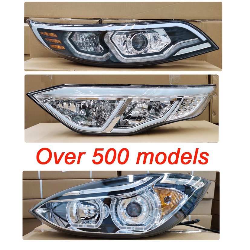 LED Bus Spare Parts Front Bus Head Lamp Head Light for Golden Dragon Zhongtong Scania