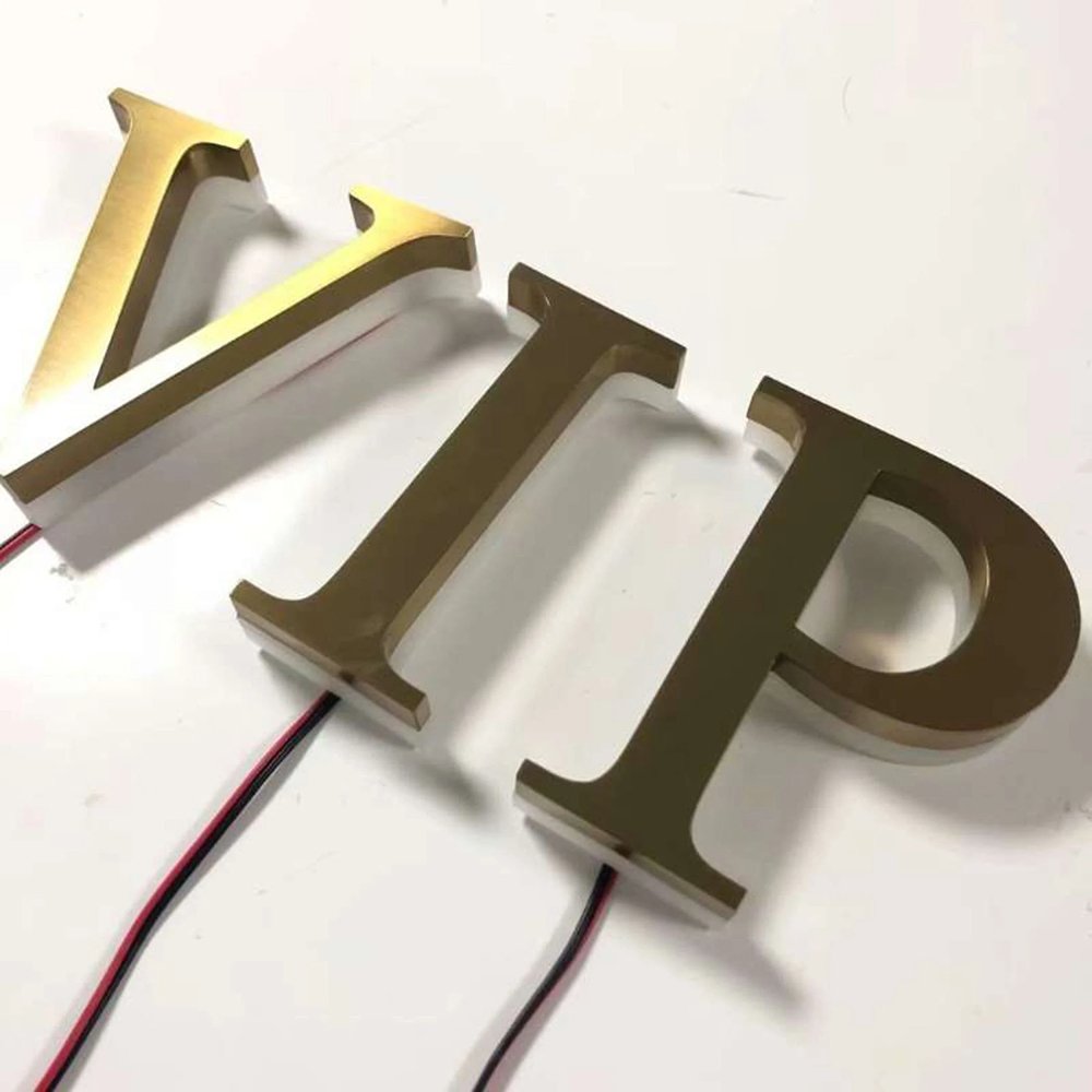 Wholesale CE& Listed Backlit Led Signs House Number Led 3d Letters Signboard Lighted Sign for Company logo