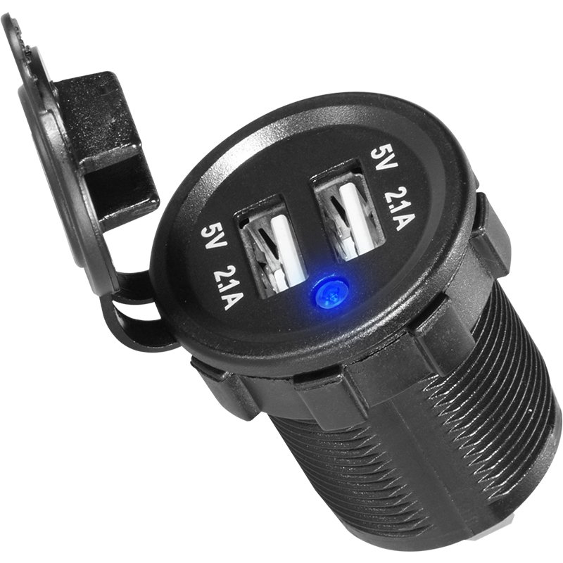Youliang 2.1A USB Car Charger 12V 2 Dual USB Car Charger Socket for Car