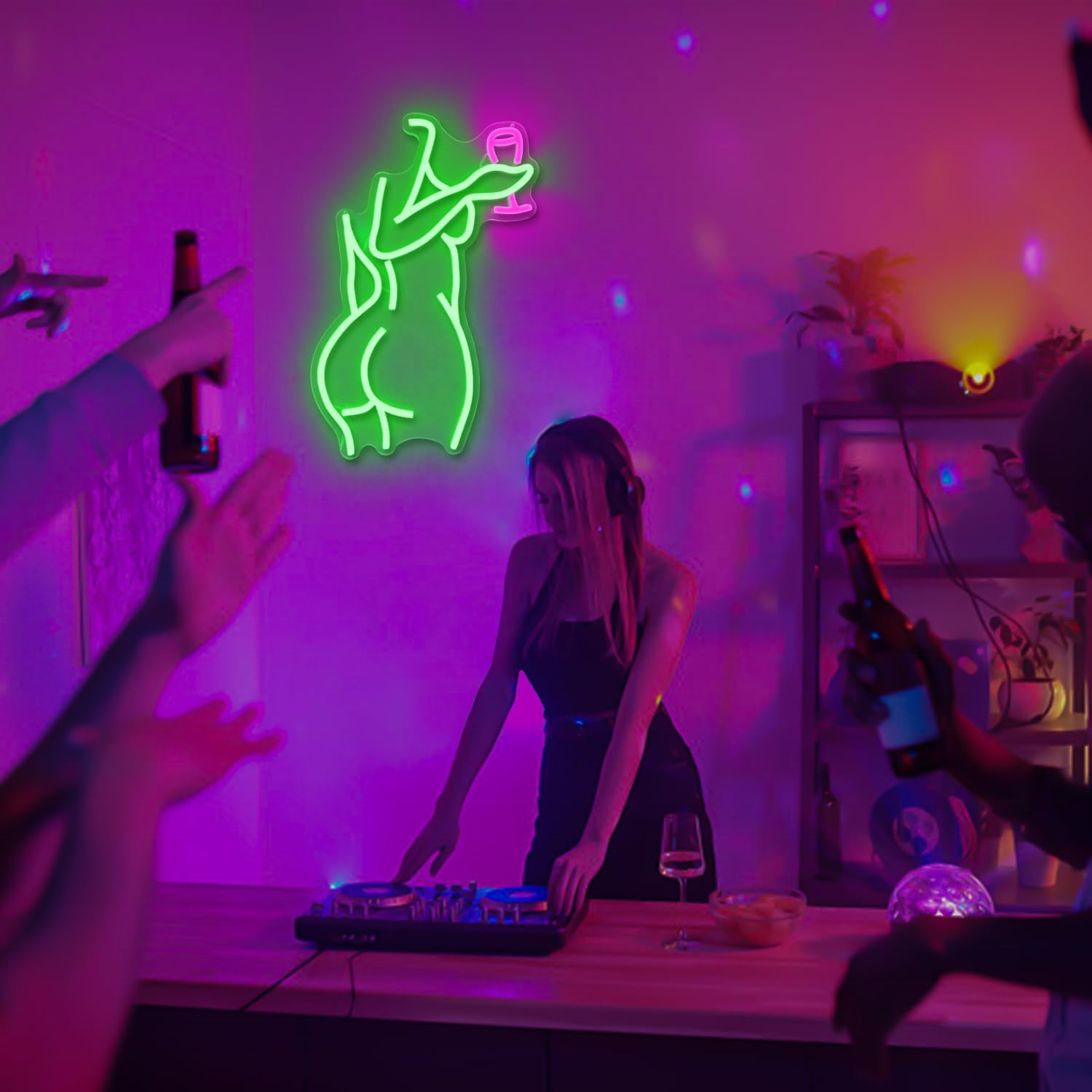 Custom Neon Lights for Wall LED Bar Sign Energy Efficient Safe for Long Use Fun Atmosphere Durable Light for Bars