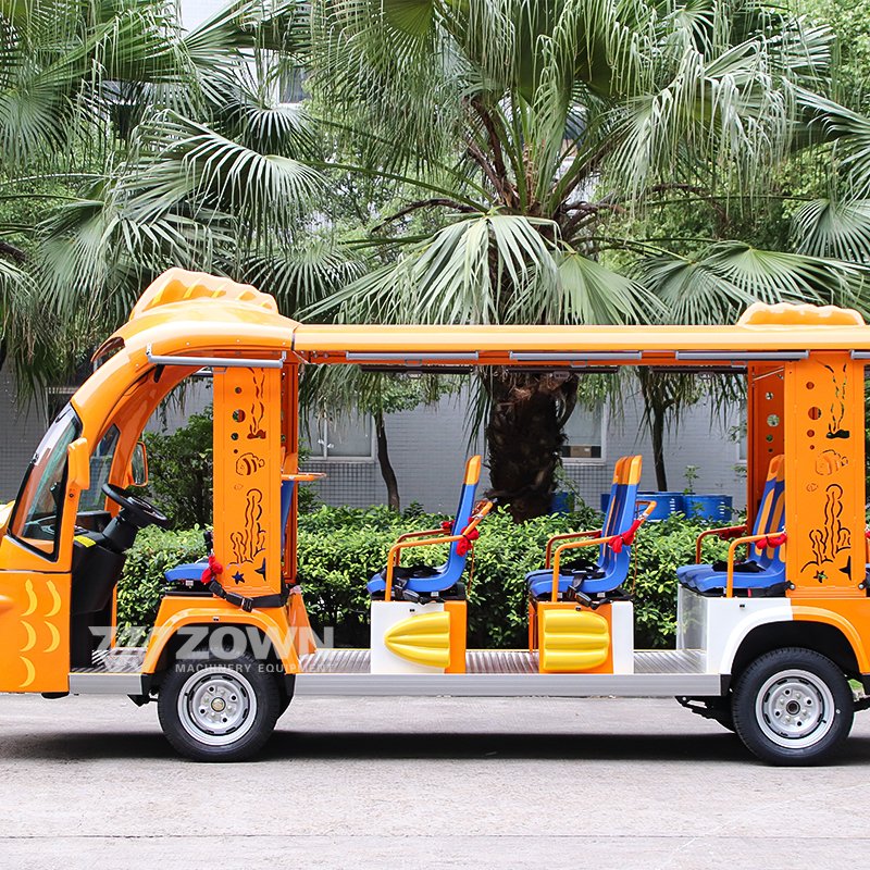 New Product Creative Amusement Park Electric Customized Cartoon Image Sightseeing Car Launched