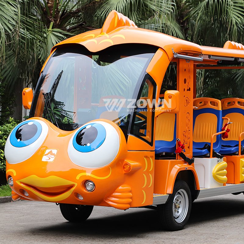 New Product Creative Amusement Park Electric Customized Cartoon Image Sightseeing Car Launched