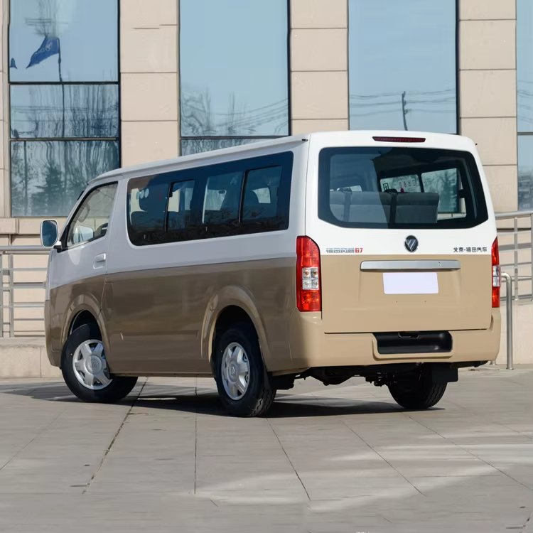 China Luxury Foton TOANO View G7 4*2 Van Transporter 4 Wheel LHD/RHD Diesel High Quality Hot Sell Mini Bus for Sale Fengjing G7