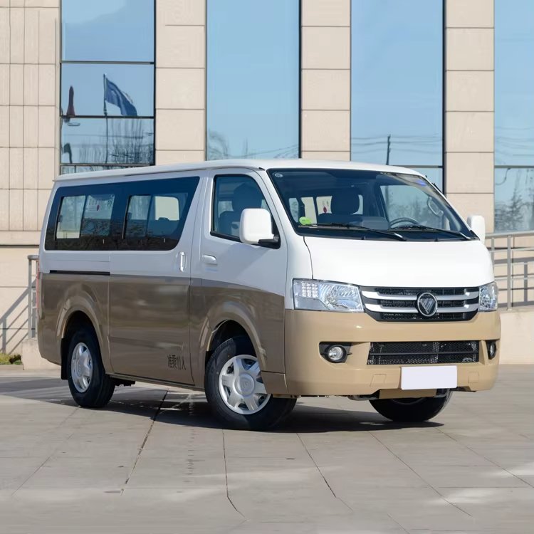 China Luxury Foton TOANO View G7 4*2 Van Transporter 4 Wheel LHD/RHD Diesel High Quality Hot Sell Mini Bus for Sale Fengjing G7