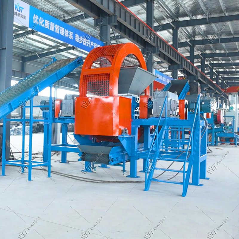 High Quality Waste Tyre Recycling Line Tire Rubber Crumb Making Machine Waste Tire Recycling Equipment