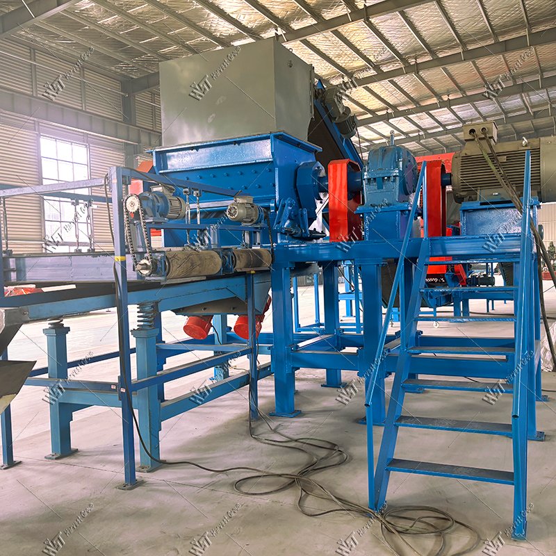 High Quality Waste Tyre Recycling Line Tire Rubber Crumb Making Machine Waste Tire Recycling Equipment