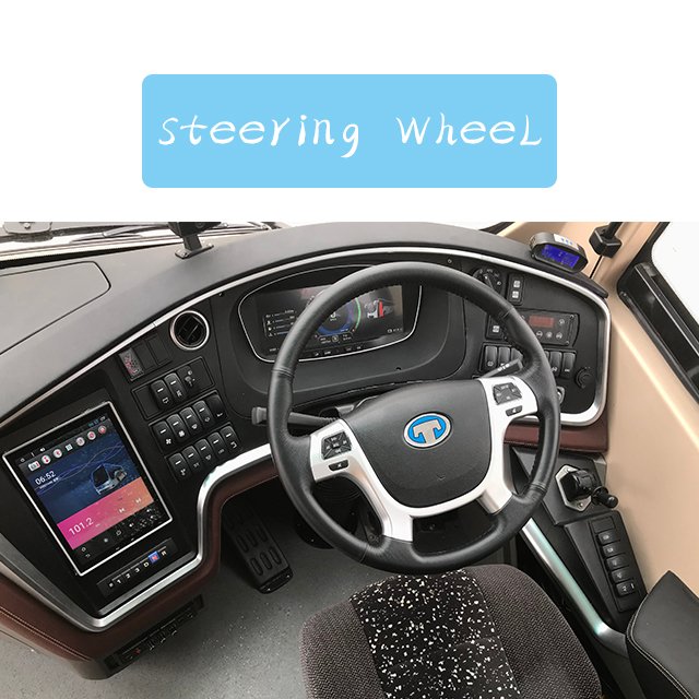 Interior Accessories Console Remote Control Luxury Tour 12m 50 Seats New Bus Coach Driver Automatic Optional 65 Seats