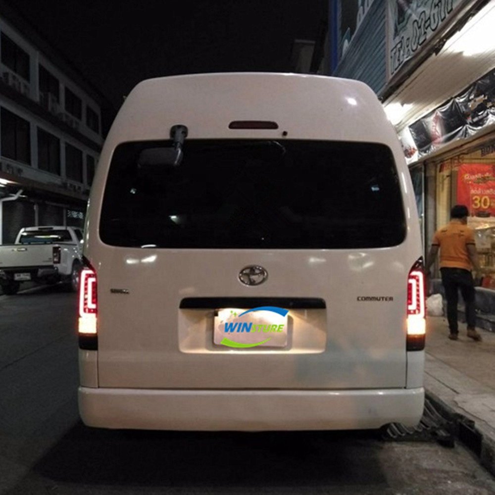 Winsture KDH200 LED Taillight Rear Lamp 2005-2018 Car Parts Tail Light Tail Lamp HIA-B021 Toyot a Hiace commuter Quantum Bus Van