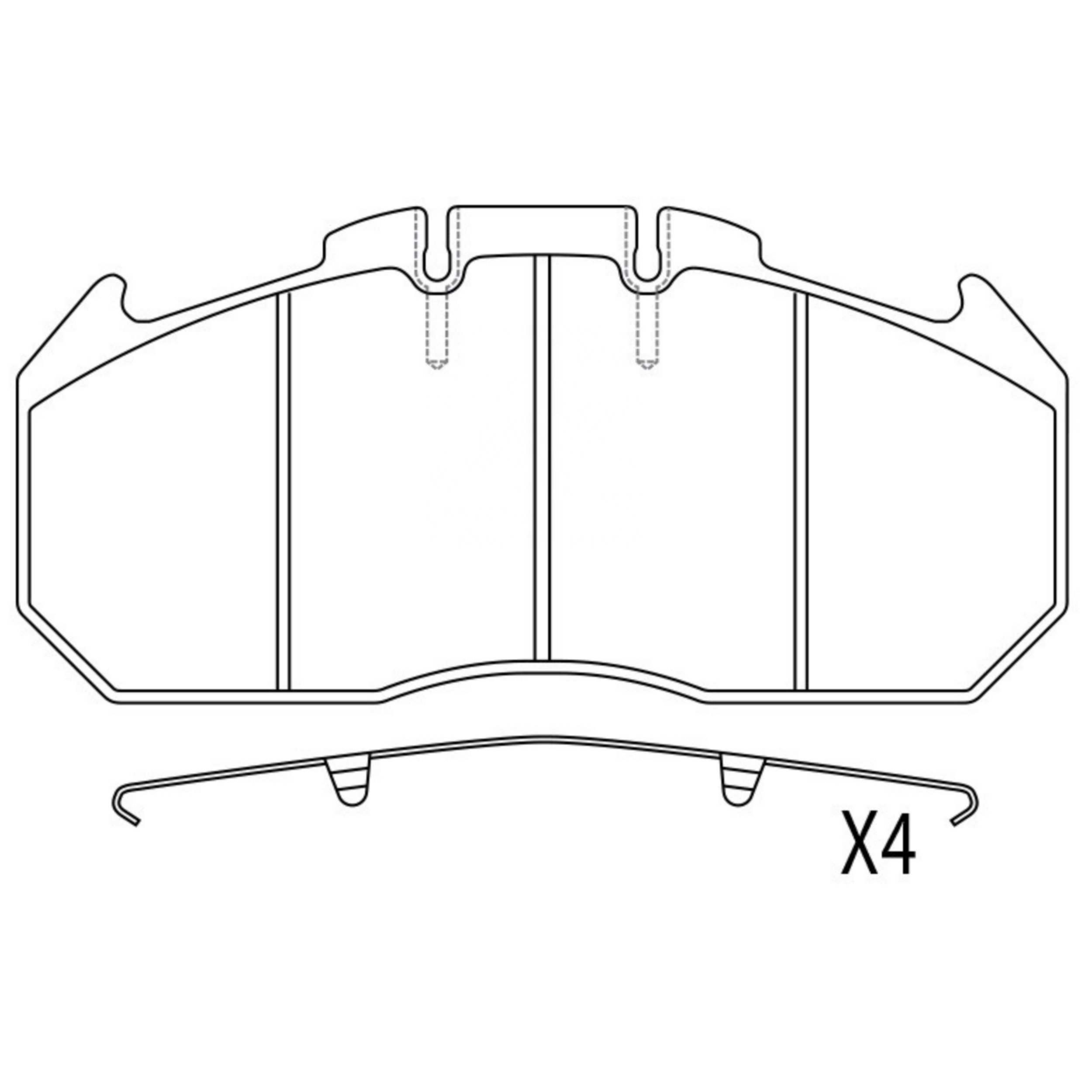 CV Brake Pads (Pastillas De Freno) D1310/wva 29131 with Accessory Heavy Truck Brake Pads OEM Disc D1310/wva 29131/29156