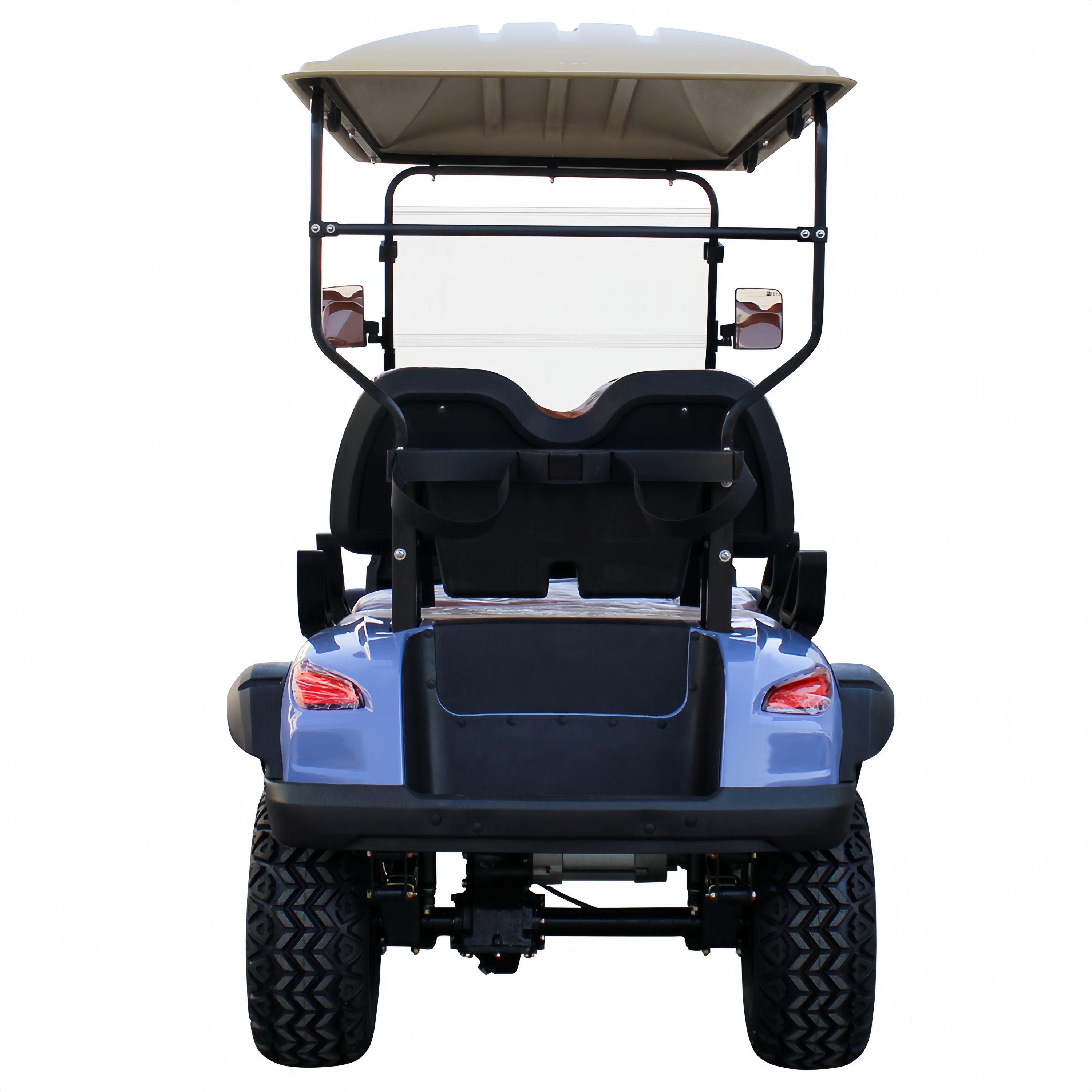 2025 New 4+2 Seater Electric Golf Cart Mini Four-Wheel Car with 48V Battery Directly from China Supplier