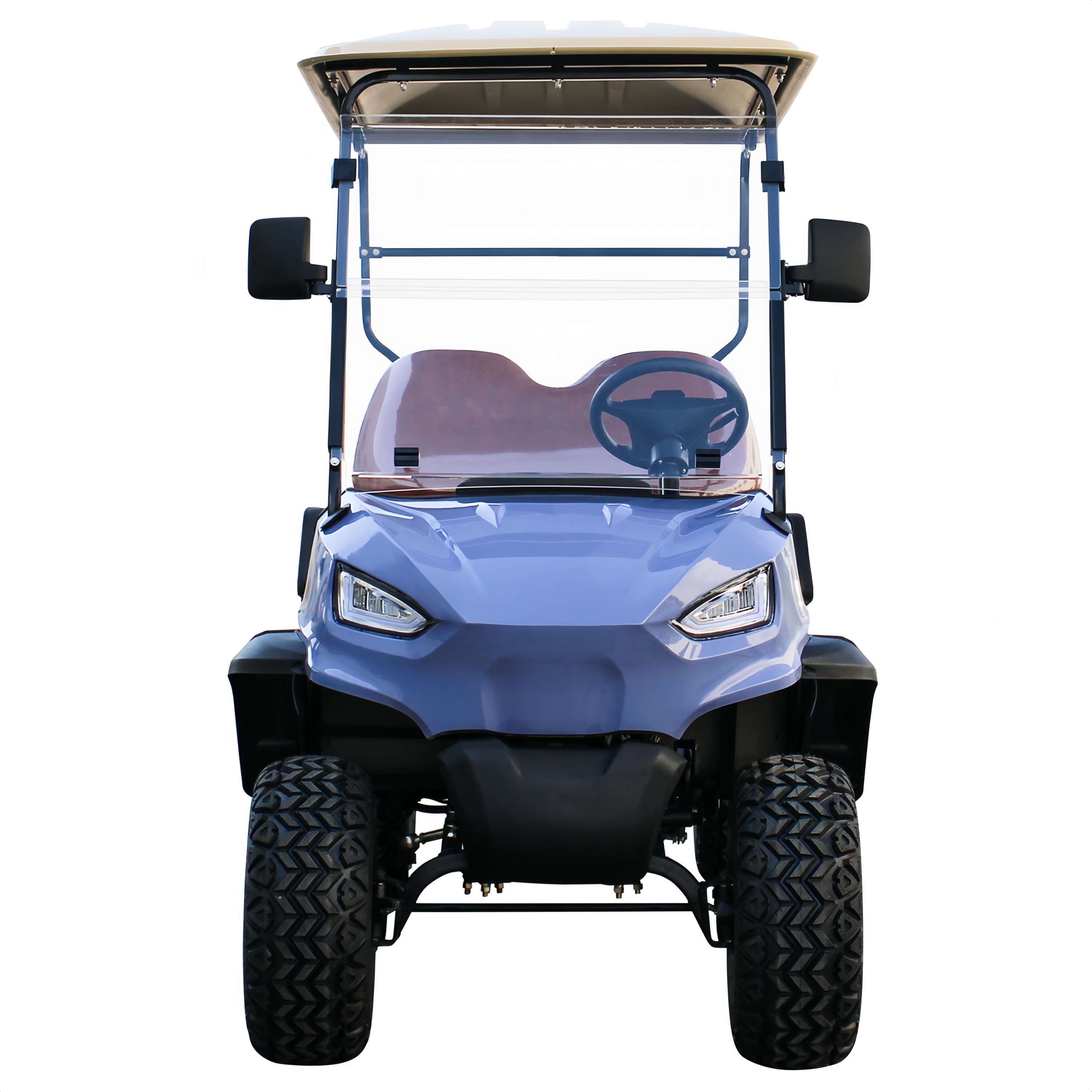 2025 New 4+2 Seater Electric Golf Cart Mini Four-Wheel Car with 48V Battery Directly from China Supplier